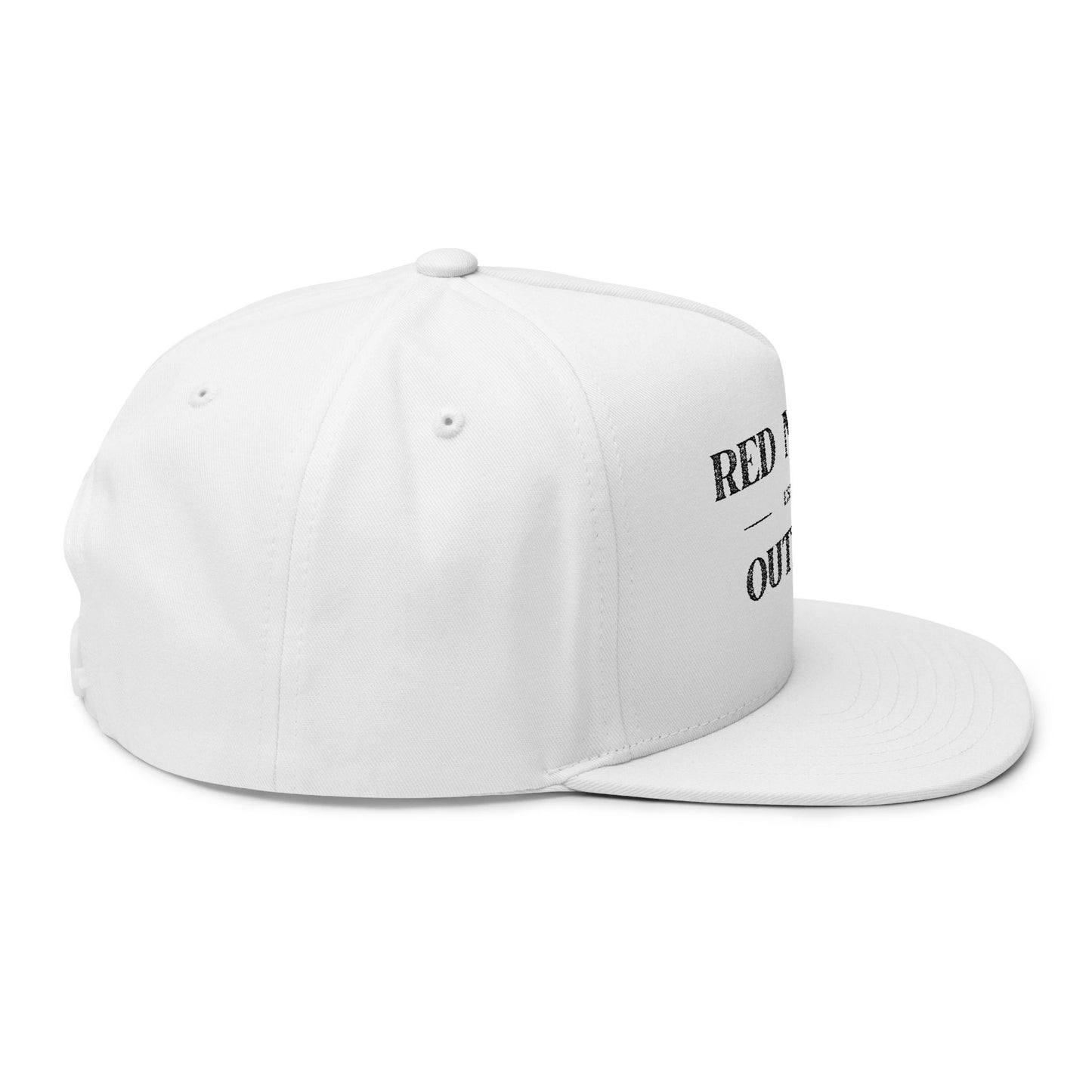 Red Nation Outlaws Embroidered Flat Bill Hat